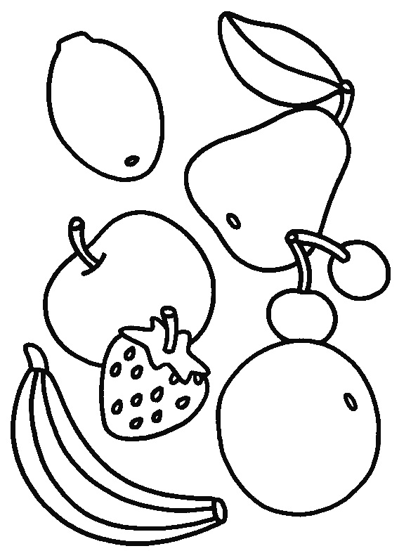 Fruits Coloring Pages Printable 87