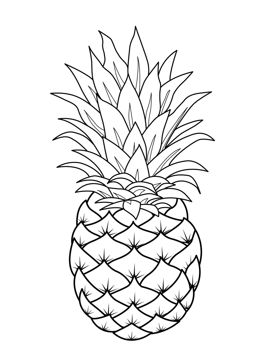 Fruits Coloring Pages Printable 92