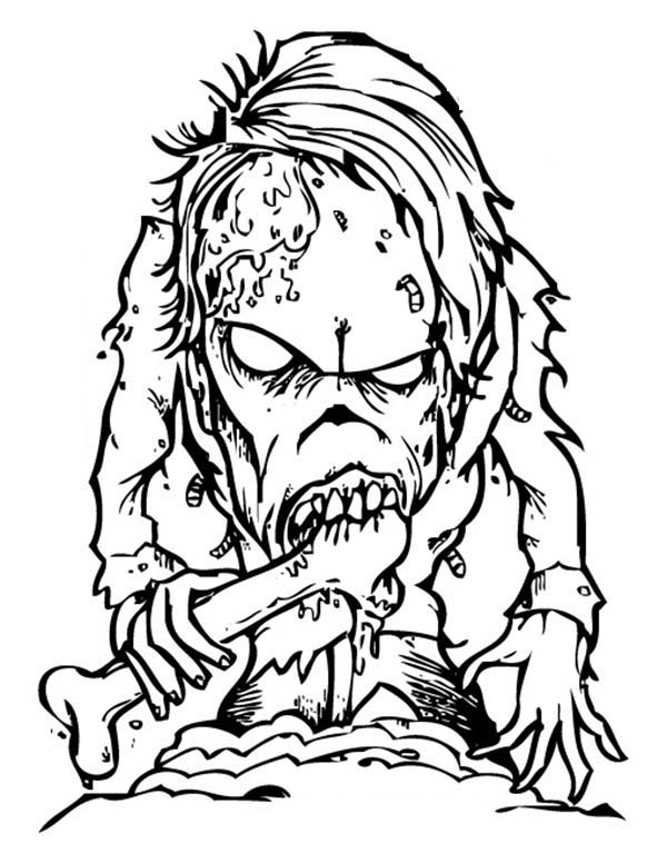 Halloween Monster Coloring Pages 24