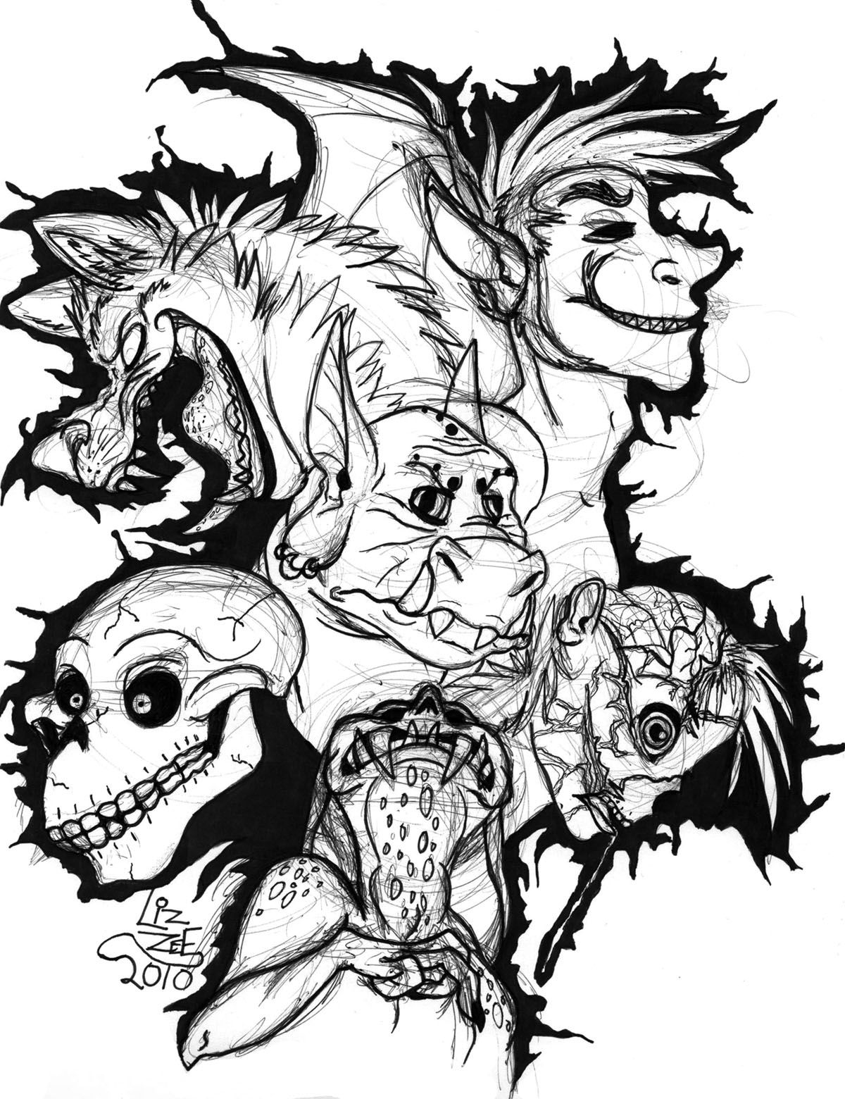 Halloween Monster Coloring Pages 25