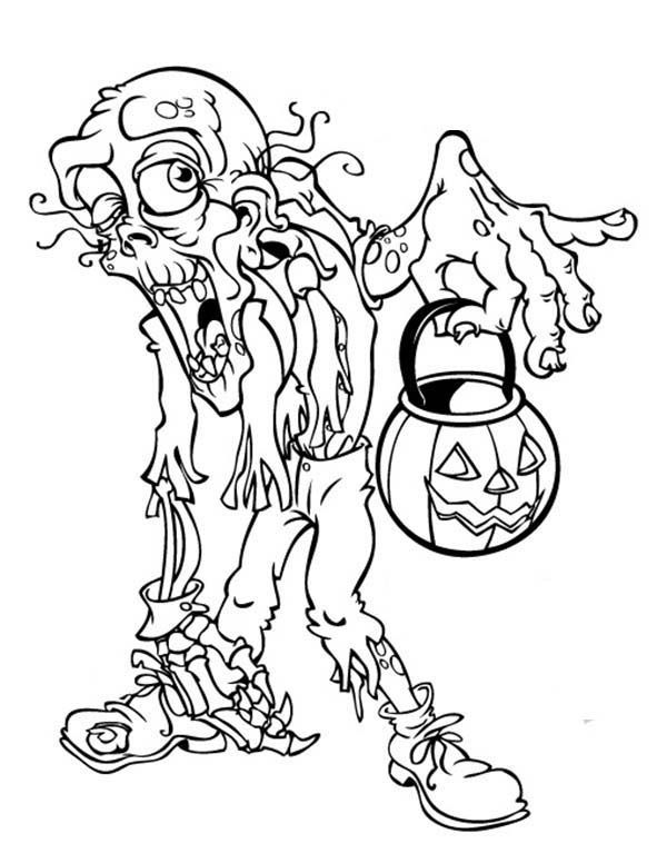 Halloween Monster Coloring Pages 27