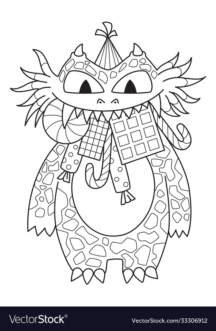 Halloween Monster Coloring Pages 28