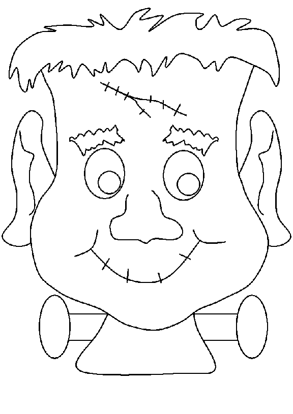 Halloween Monster Coloring Pages 3