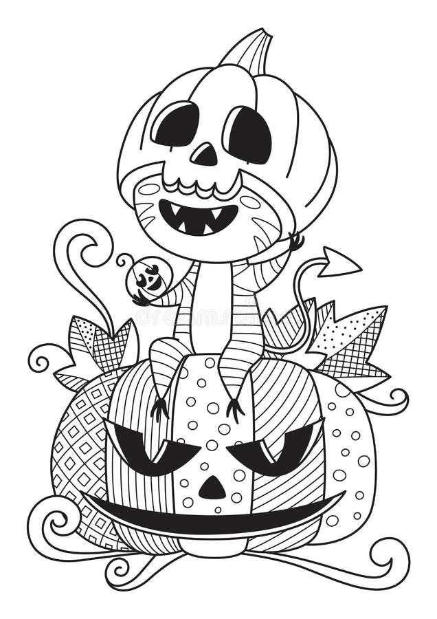 Halloween Monster Coloring Pages 30