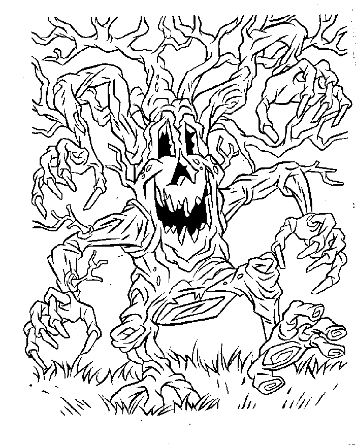 Halloween Monster Coloring Pages 35