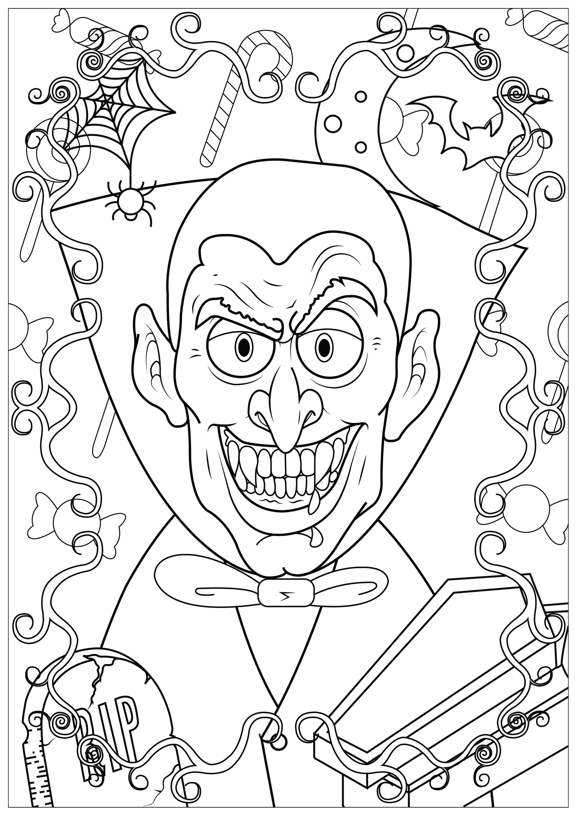 Halloween Monster Coloring Pages 40