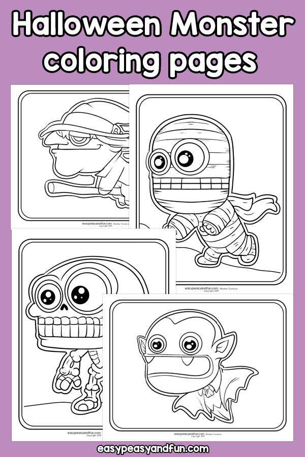 Halloween Monster Coloring Pages 41