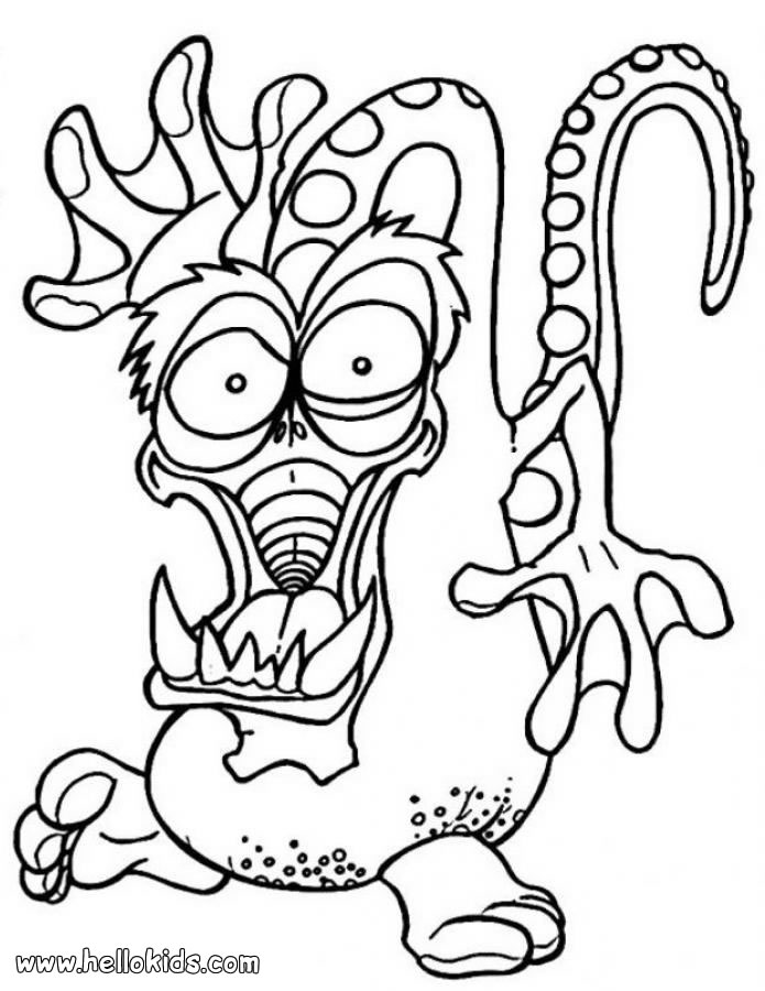 Halloween Monster Coloring Pages 42