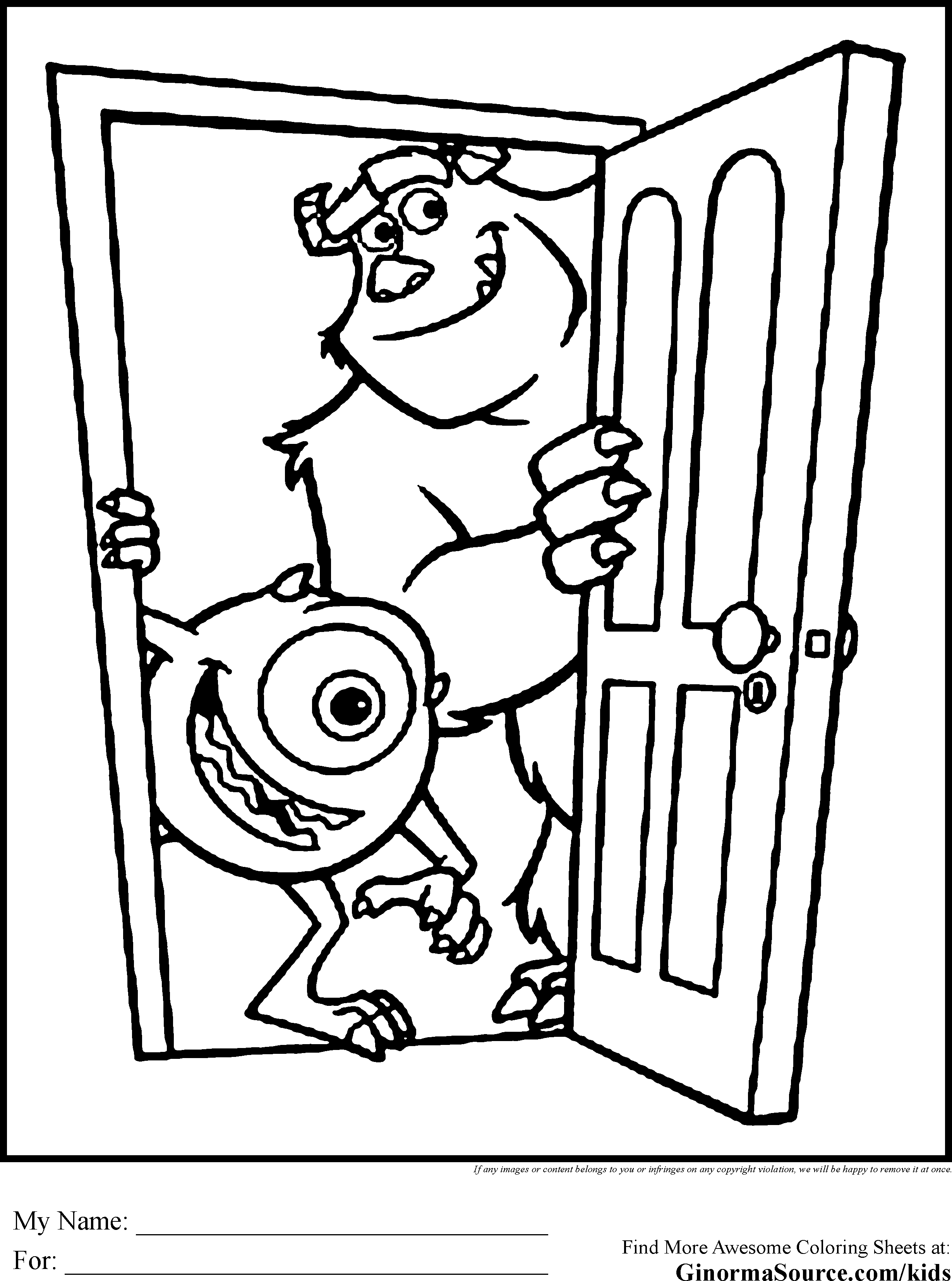 Halloween Monster Coloring Pages 43