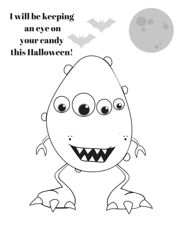 Halloween Monster Coloring Pages 44