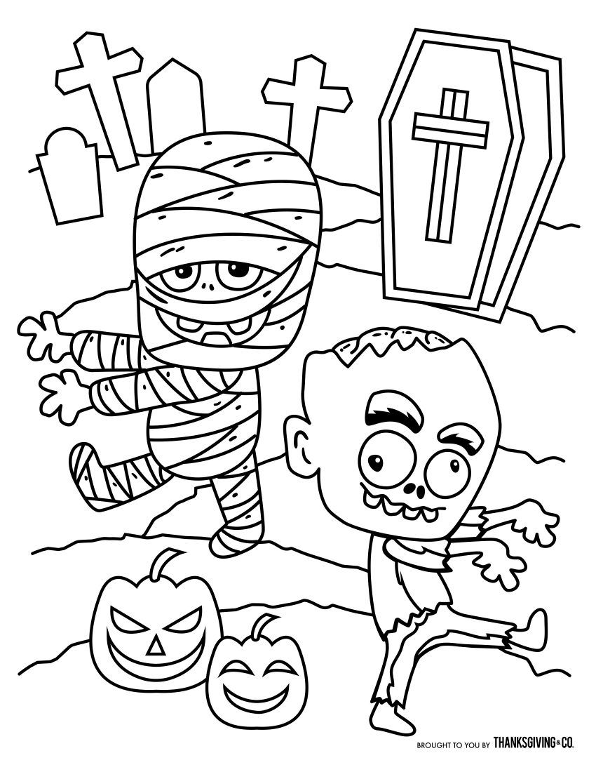 Halloween Monster Coloring Pages 46