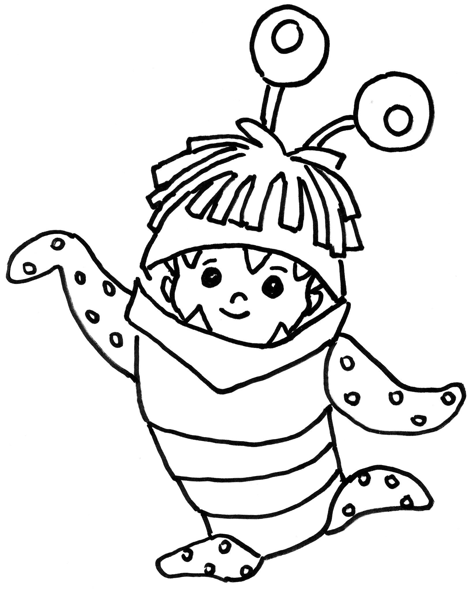 Halloween Monster Coloring Pages 52