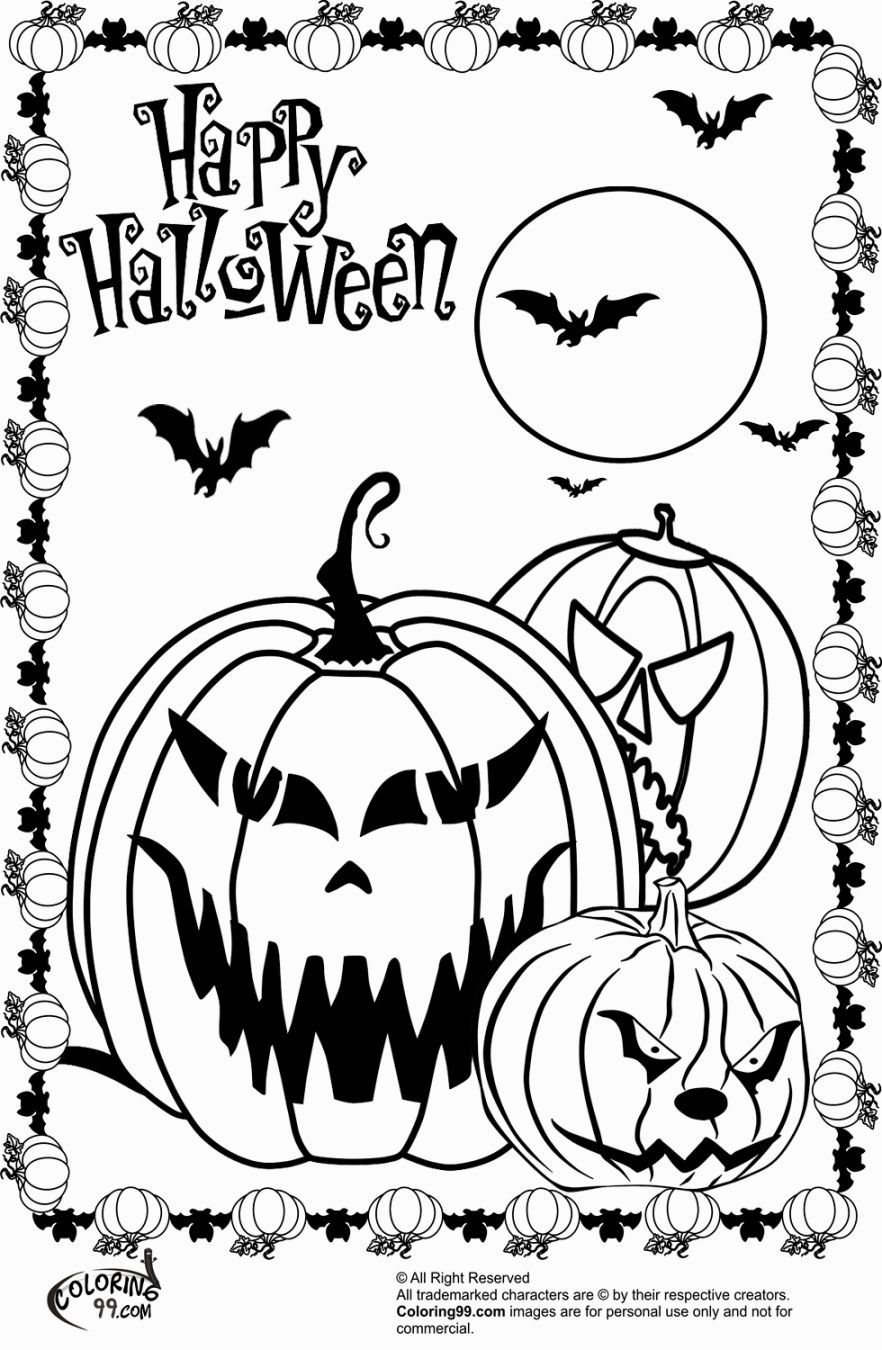 Halloween Monster Coloring Pages 58