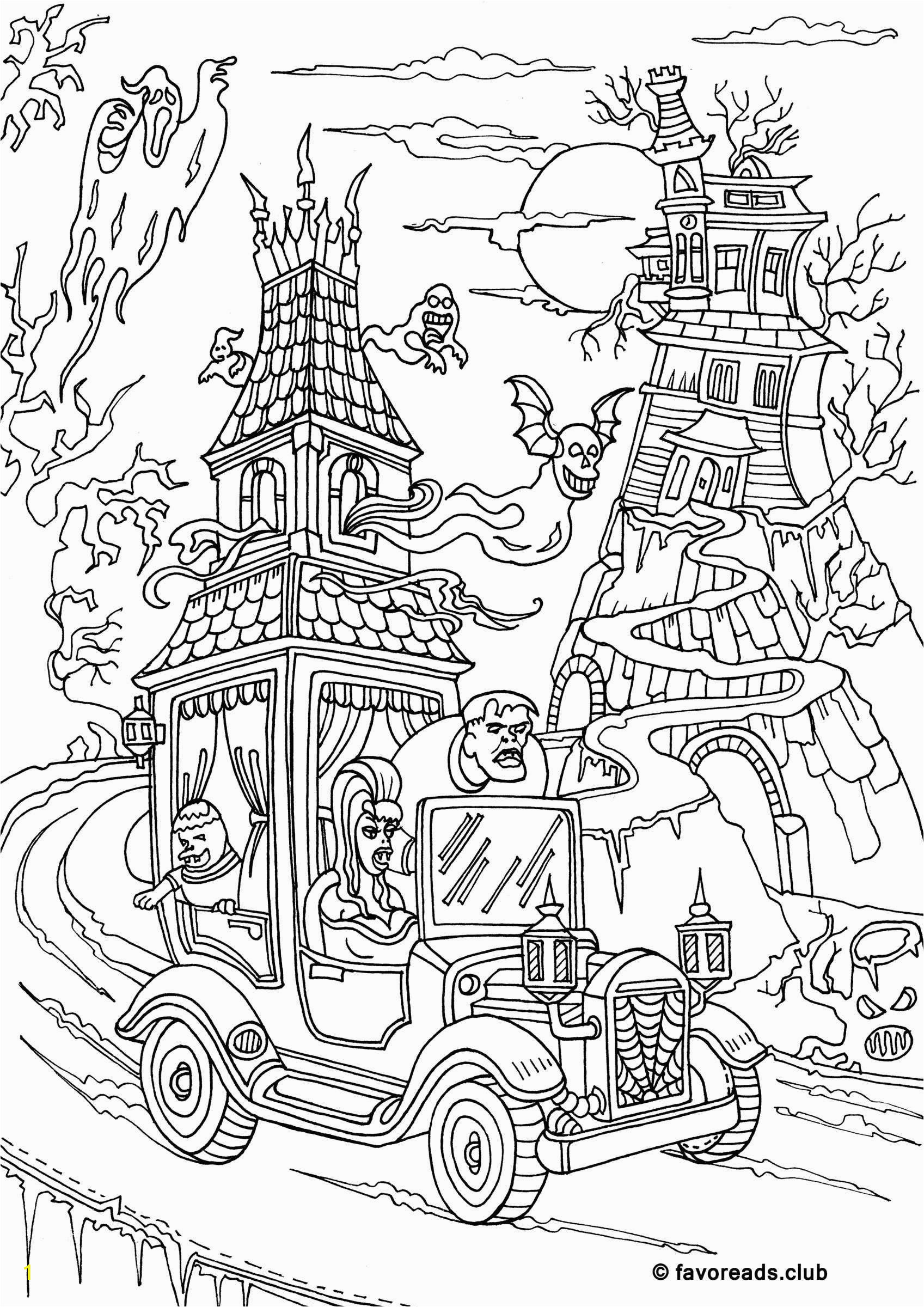 Halloween Monster Coloring Pages 60