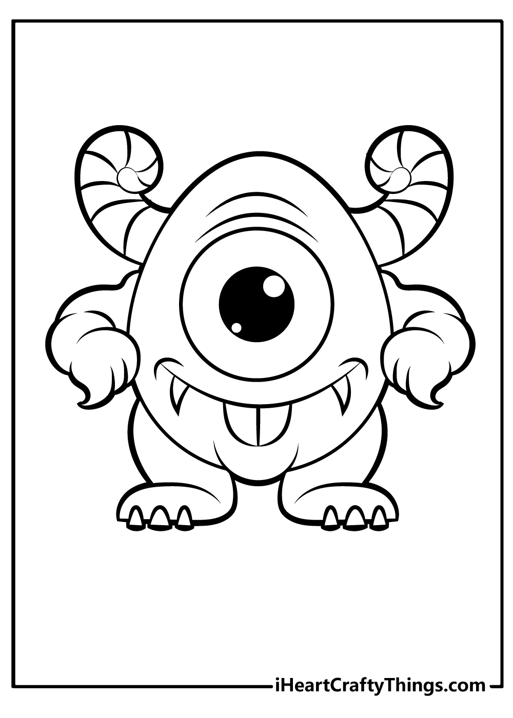 Halloween Monster Coloring Pages 61