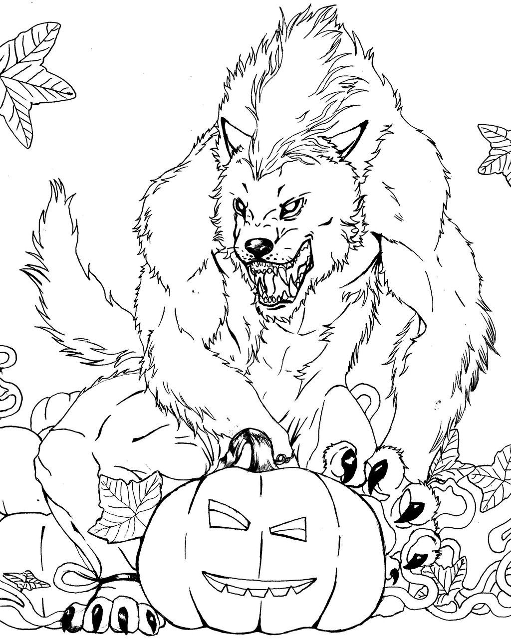 Halloween Monster Coloring Pages 66