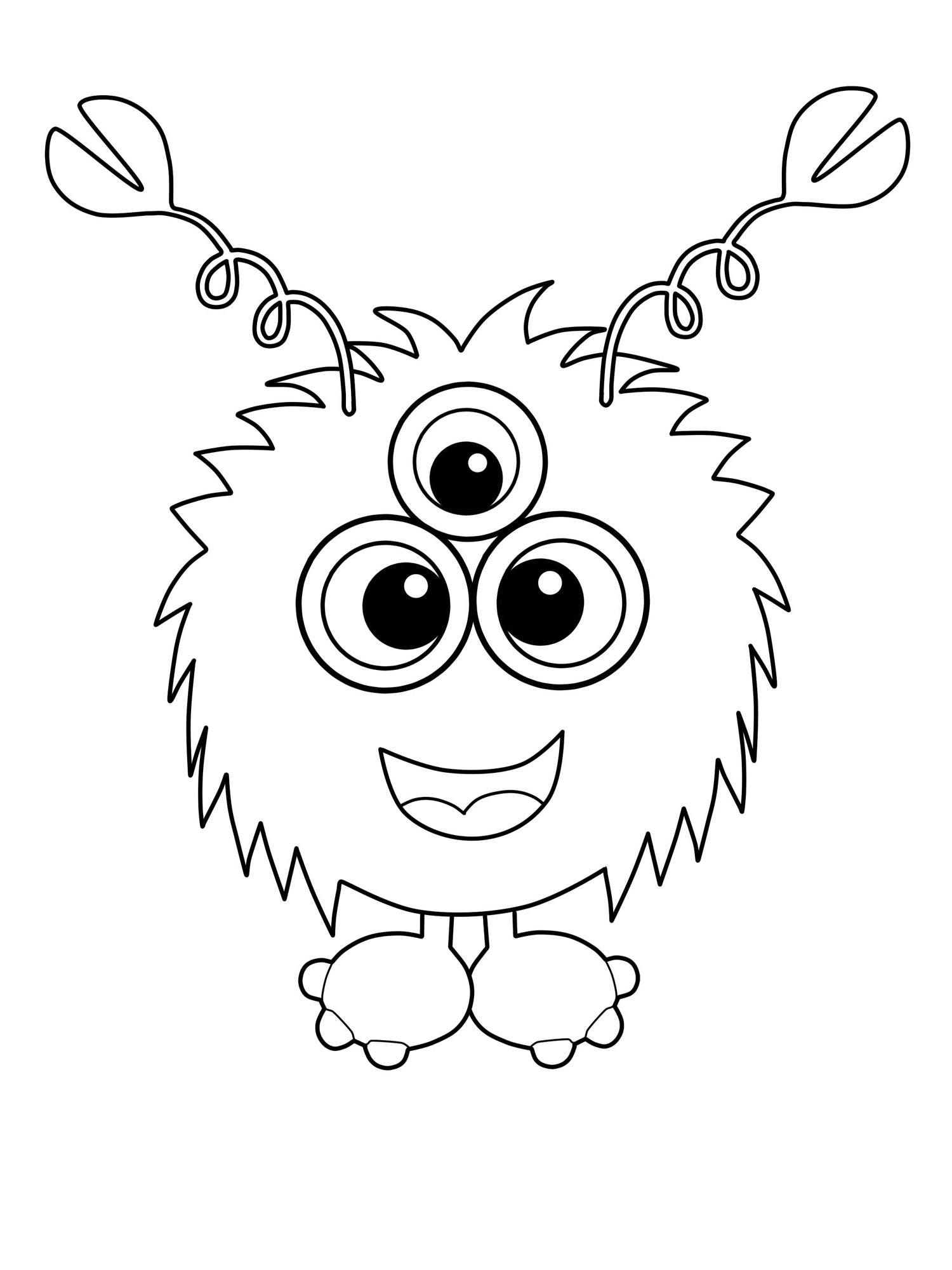 Halloween Monster Coloring Pages 68