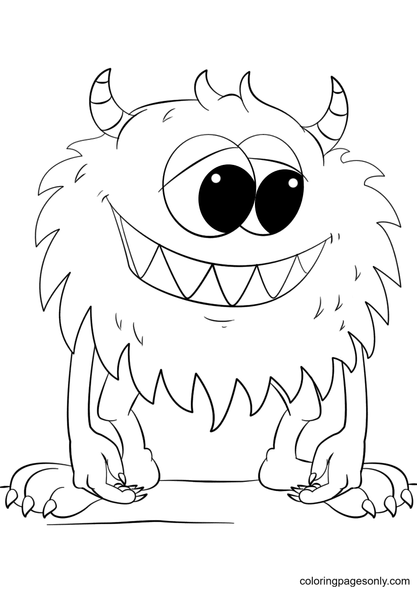 Halloween Monster Coloring Pages 71