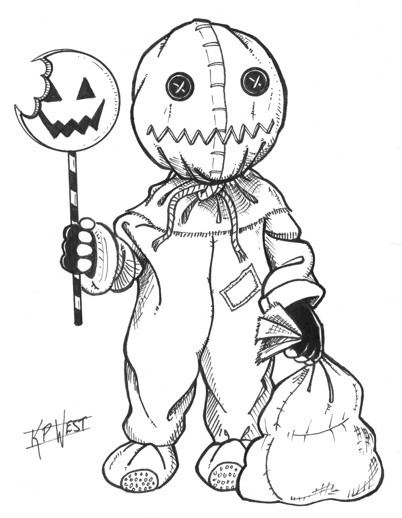 Halloween Monster Coloring Pages 78