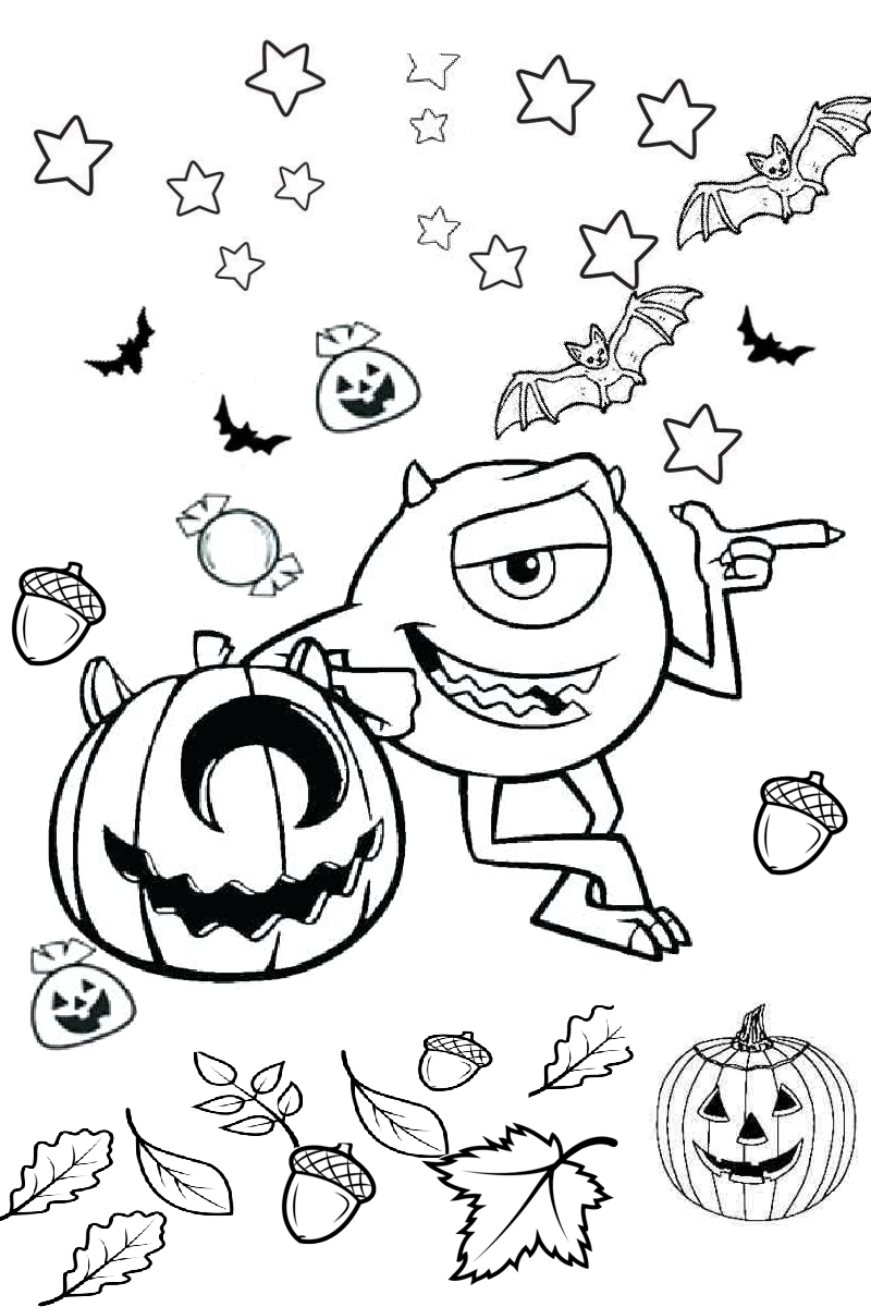 Halloween Monster Coloring Pages 79