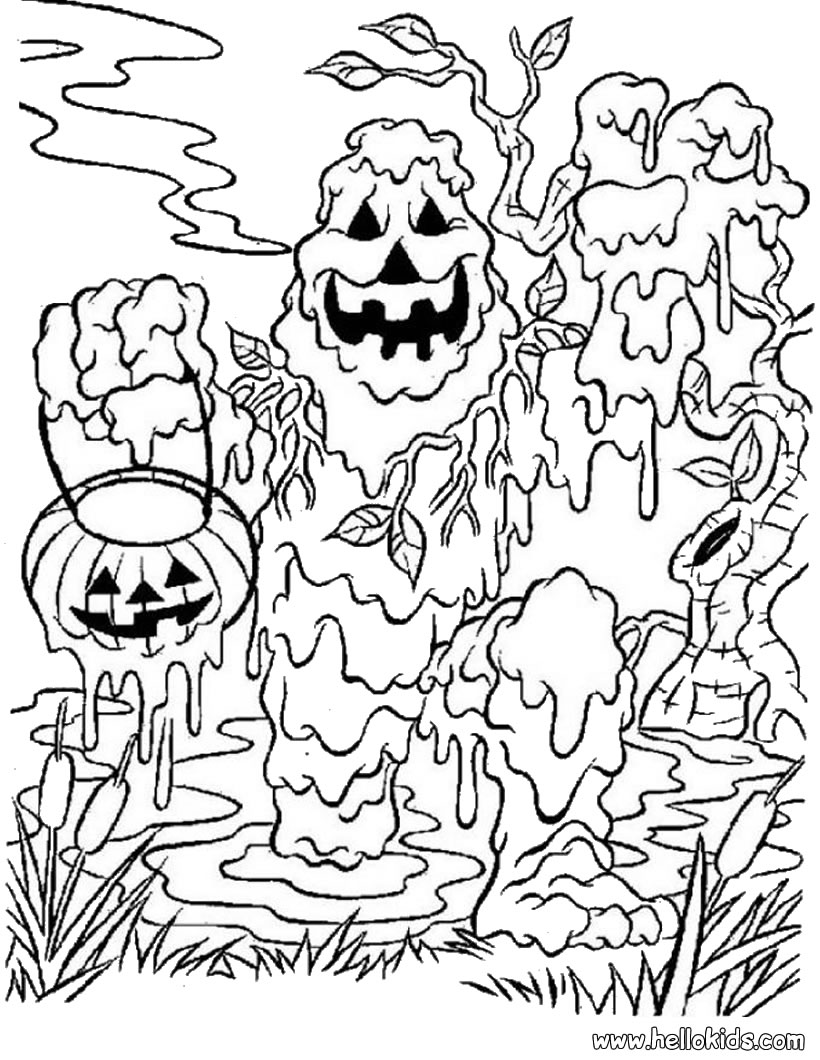 Halloween Monster Coloring Pages 81