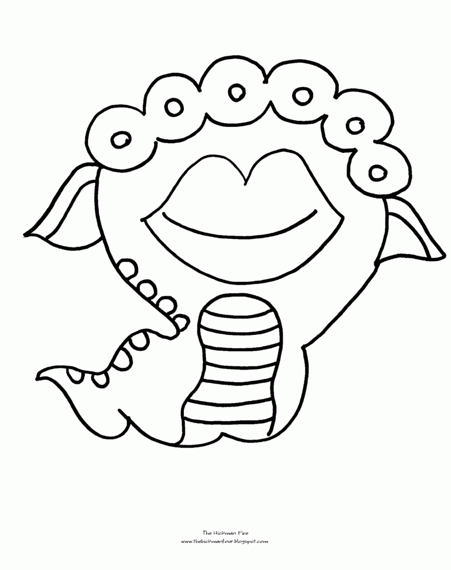 Halloween Monster Coloring Pages 88