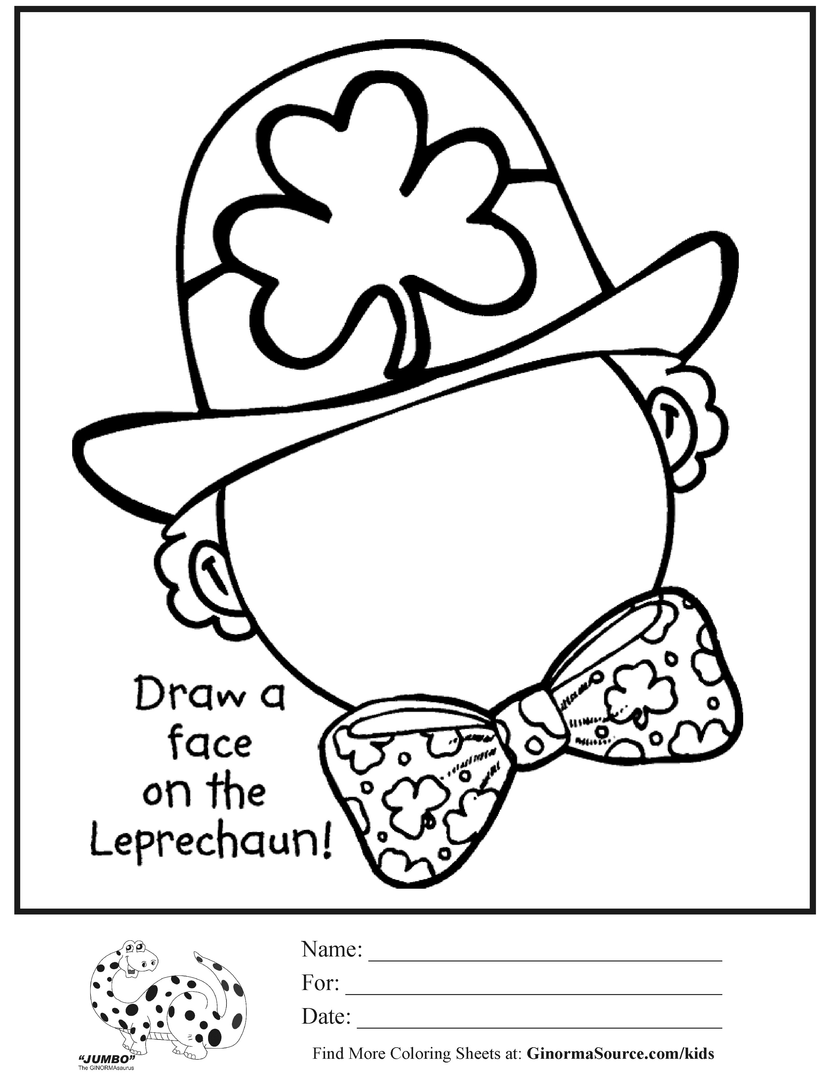 St Patty Day Coloring Pages 3