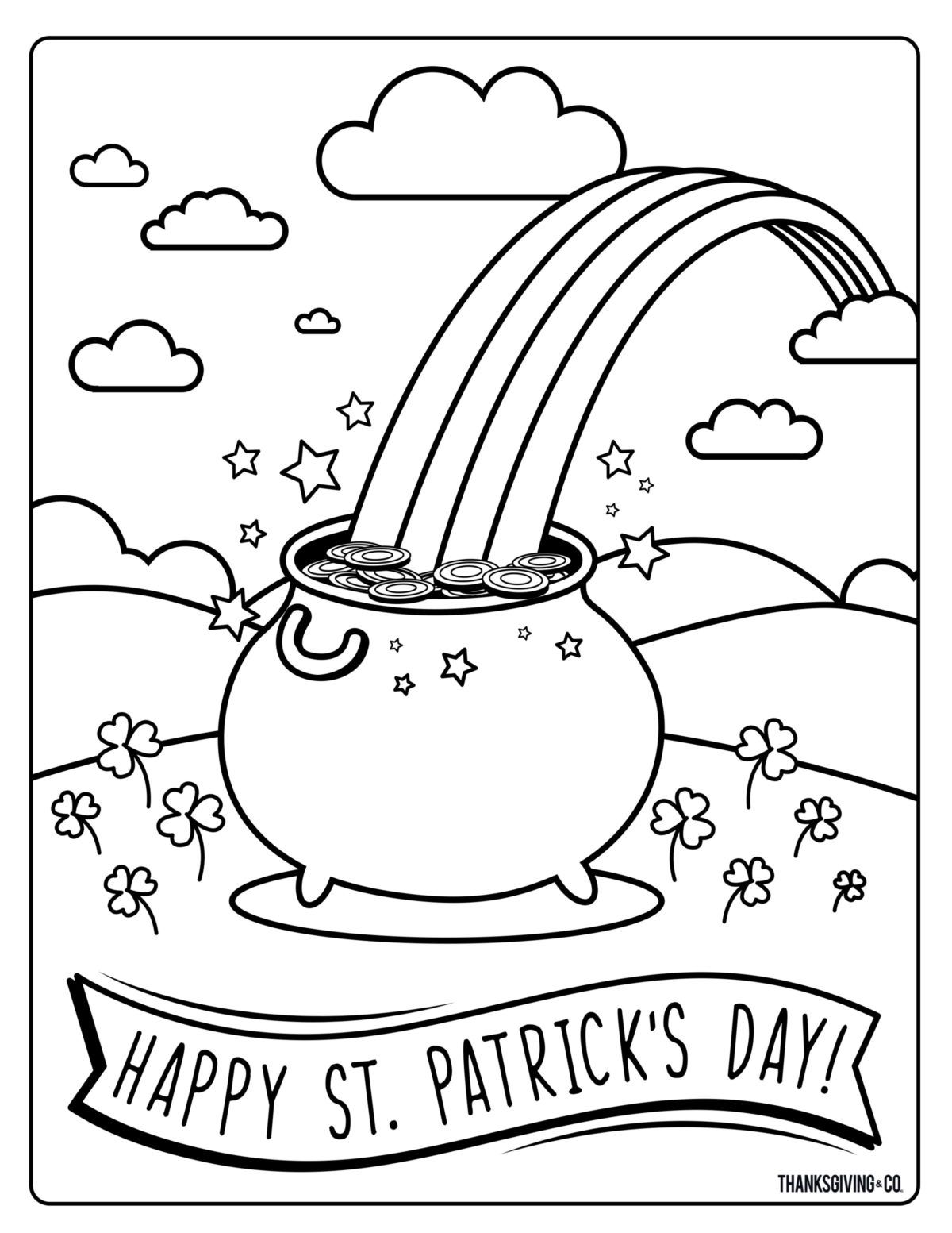 St Patty Day Coloring Pages 35