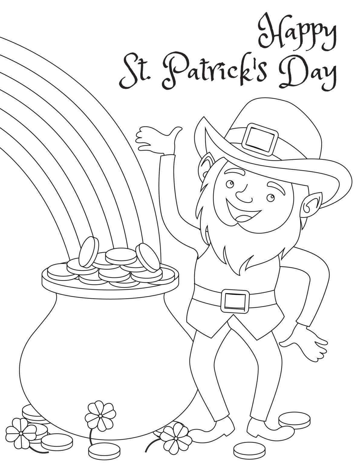 St Patty Day Coloring Pages 36