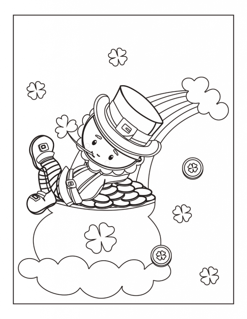 St Patty Day Coloring Pages 37