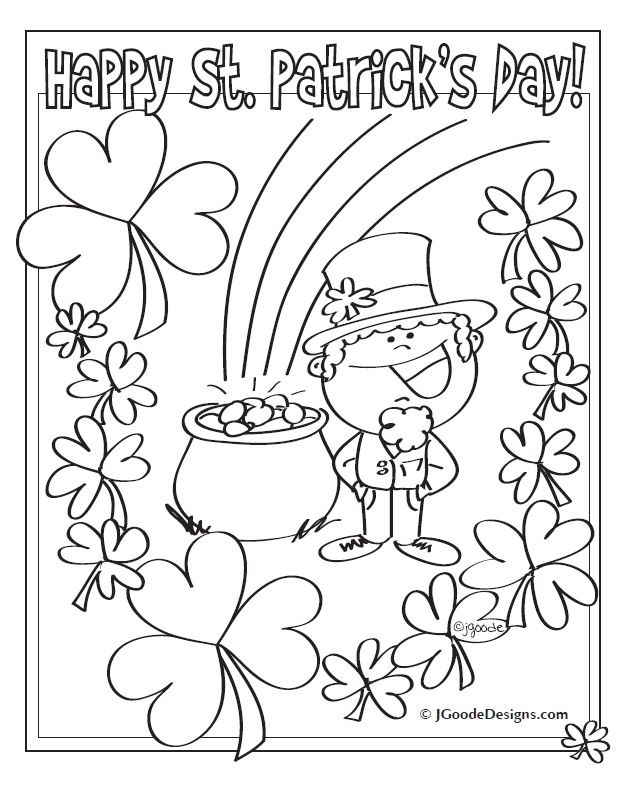 St Patty Day Coloring Pages 38