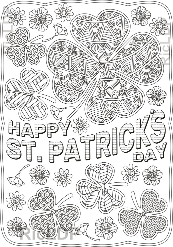 St Patty Day Coloring Pages 40