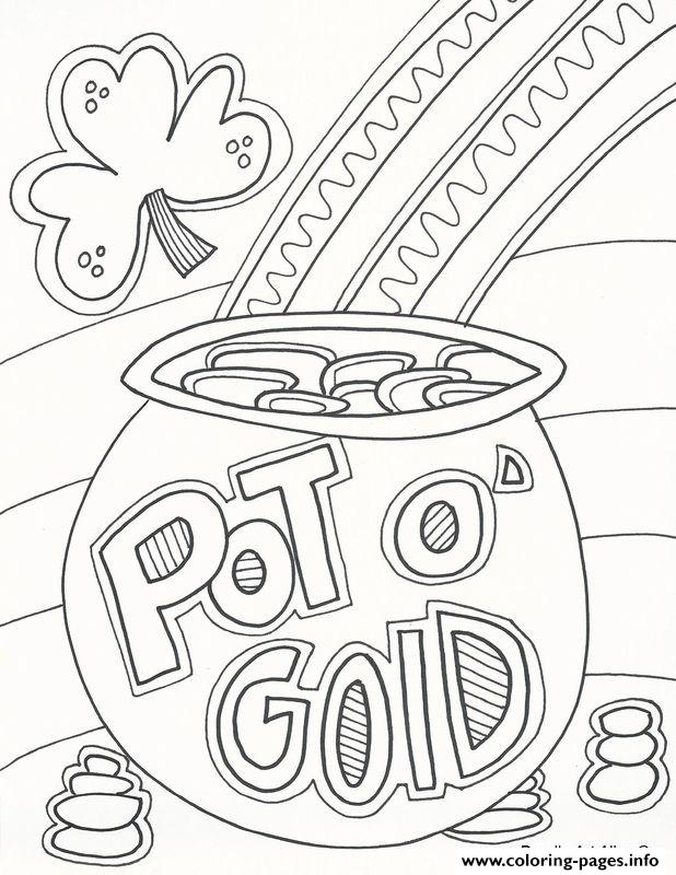 St Patty Day Coloring Pages 42