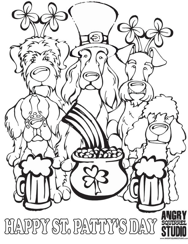 St Patty Day Coloring Pages 43