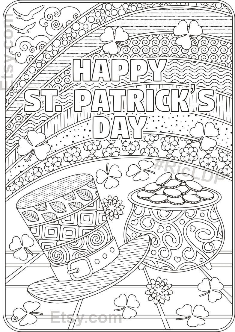 St Patty Day Coloring Pages 49