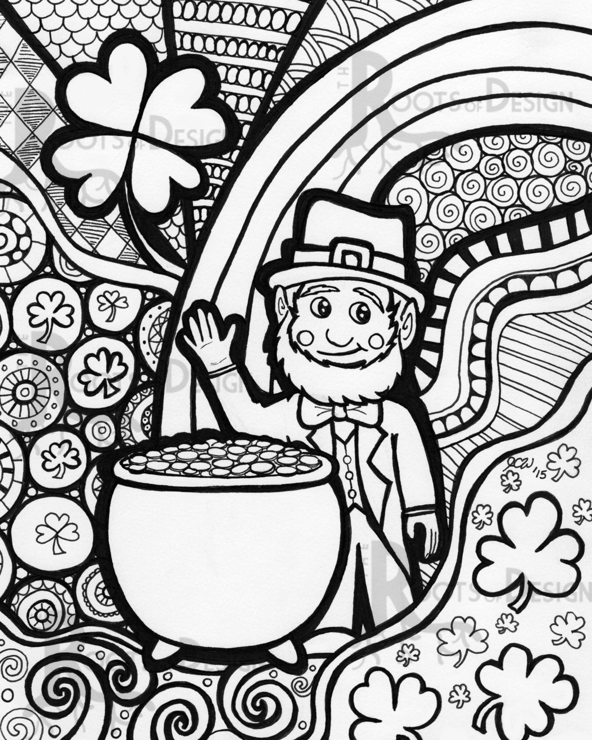 St Patty Day Coloring Pages 50