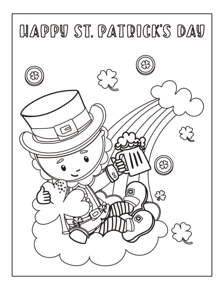 St Patty Day Coloring Pages 54