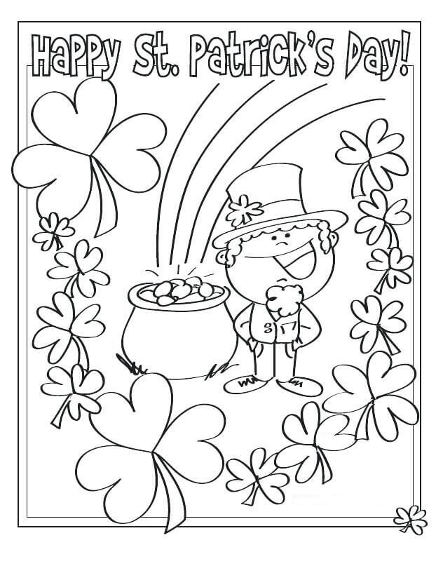 St Patty Day Coloring Pages 59