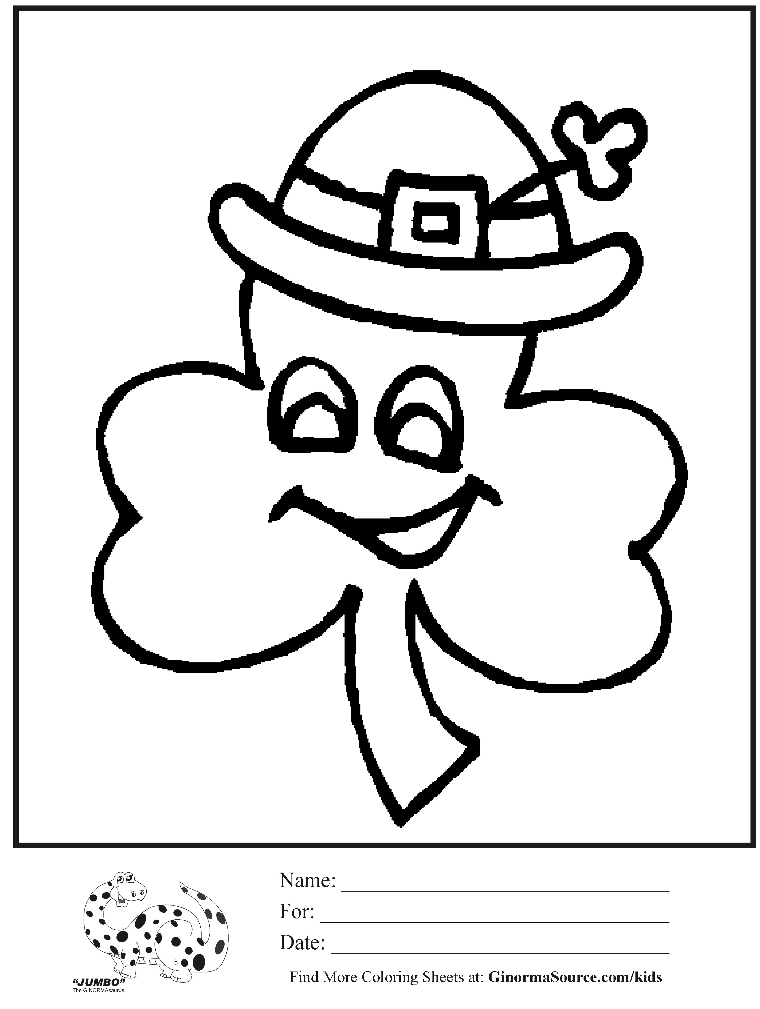 St Patty Day Coloring Pages 7