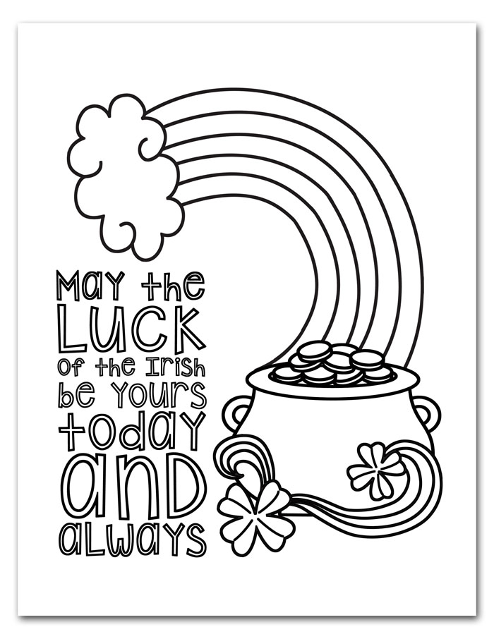 St Patty Day Coloring Pages 71