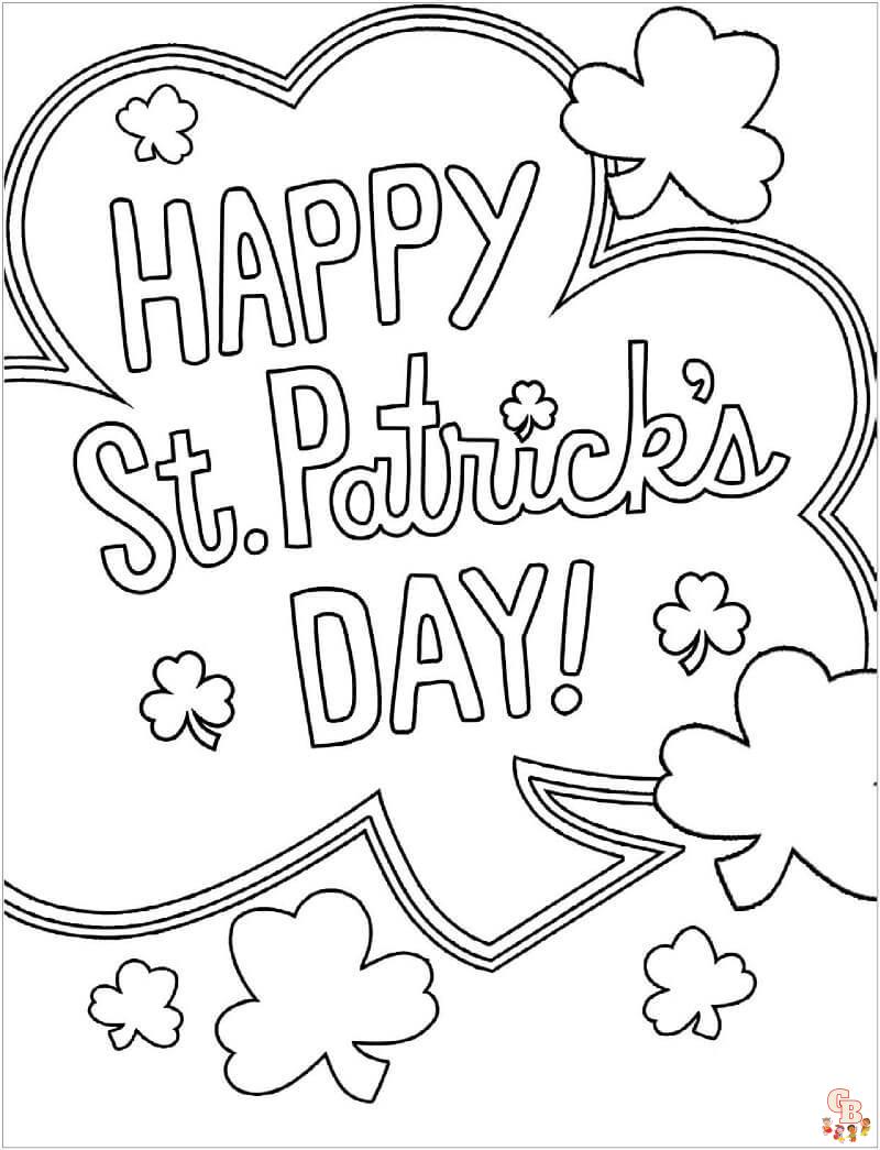 St Patty Day Coloring Pages 72