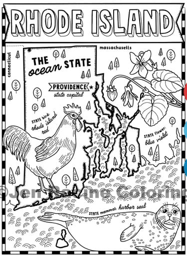 States Coloring Pages 28