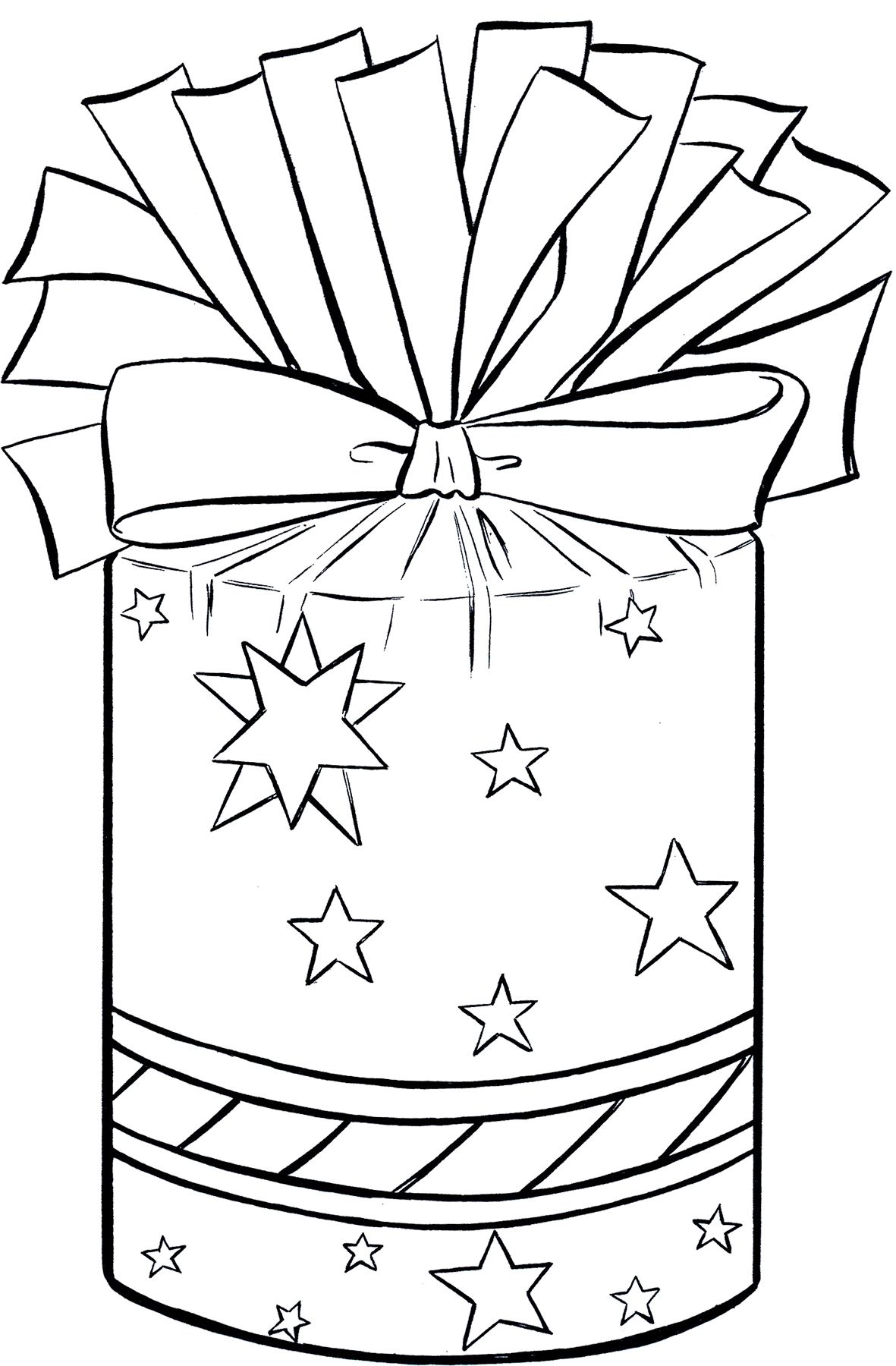 25 Christmas Gifts Coloring Pages 10