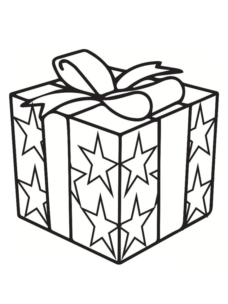 25 Christmas Gifts Coloring Pages 20