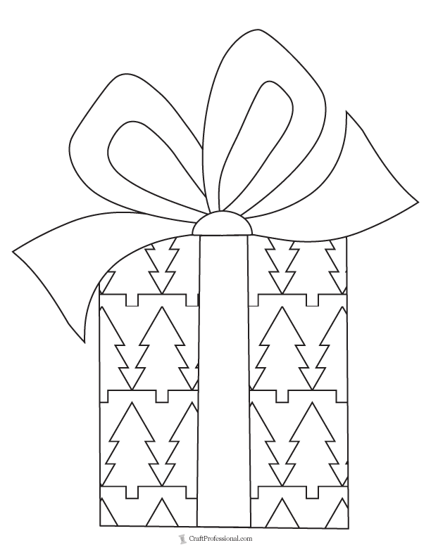 25 Christmas Gifts Coloring Pages 6