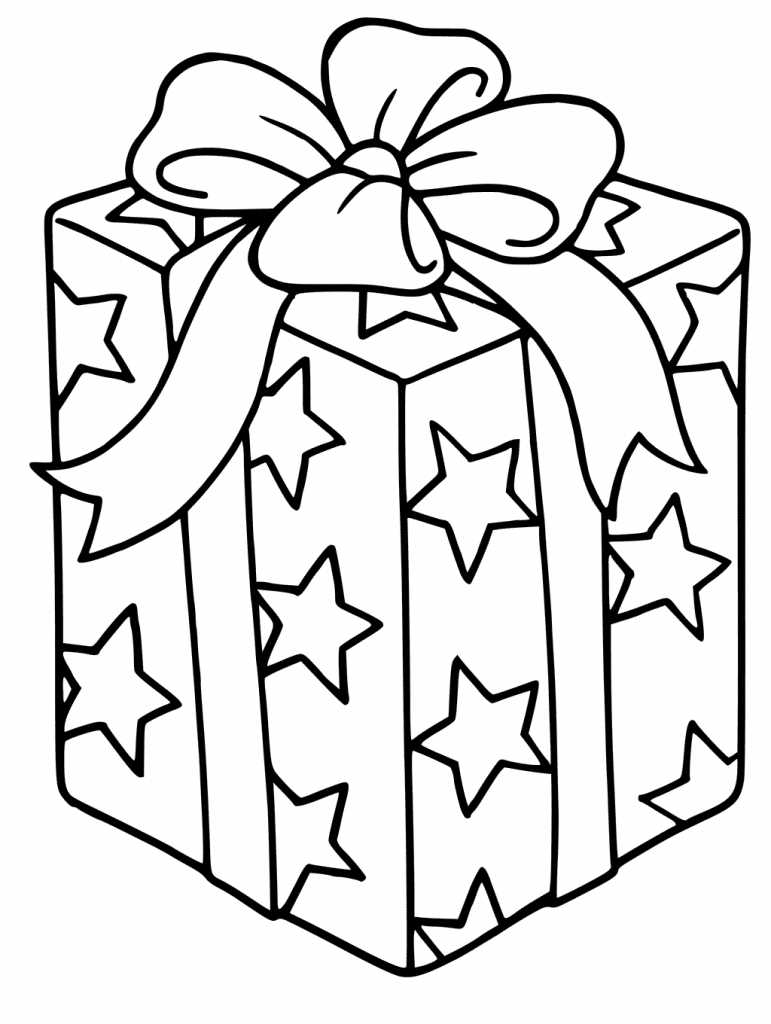 25 Christmas Gifts Coloring Pages 7