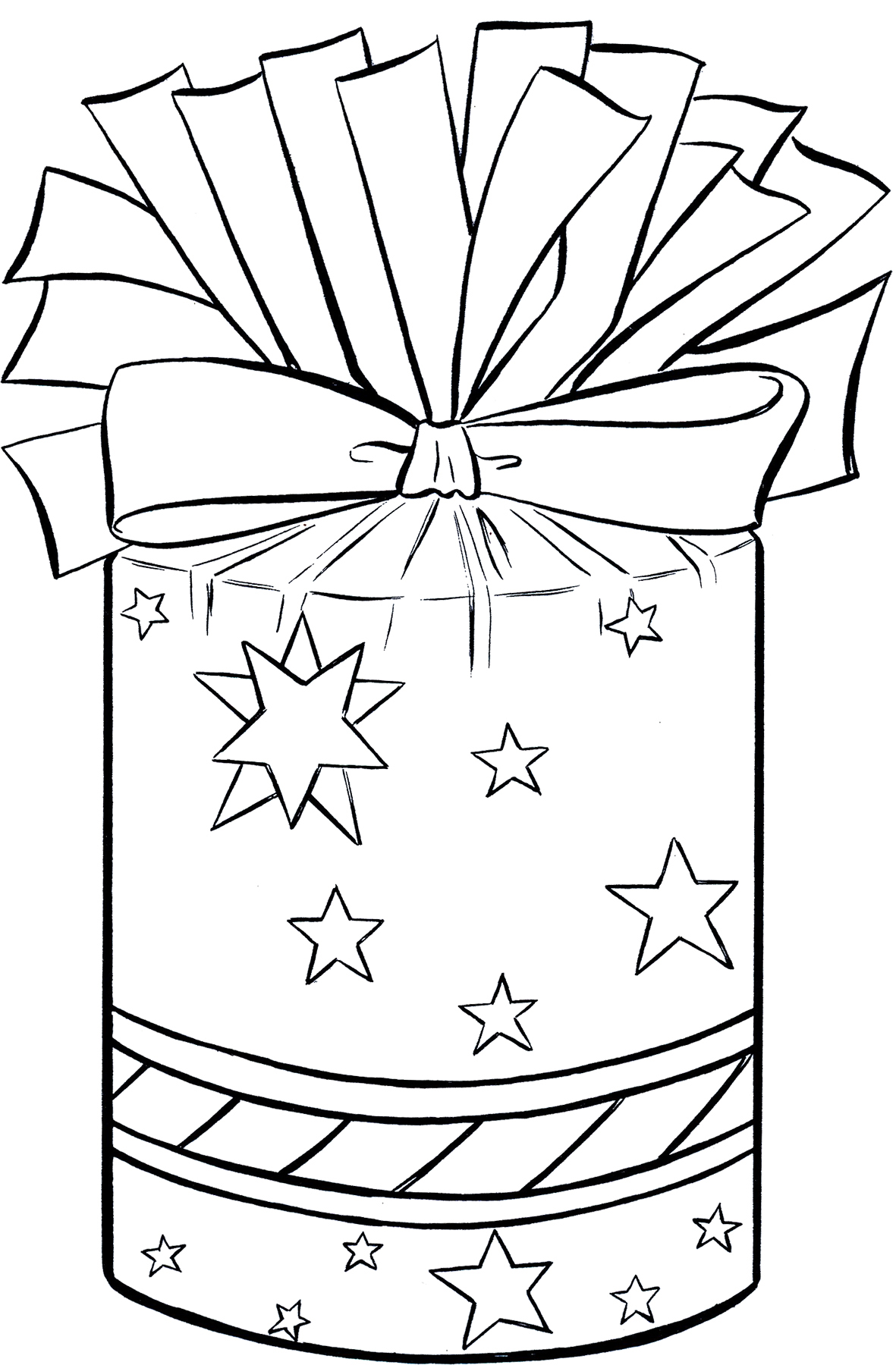 25 Christmas Gifts Coloring Pages 9