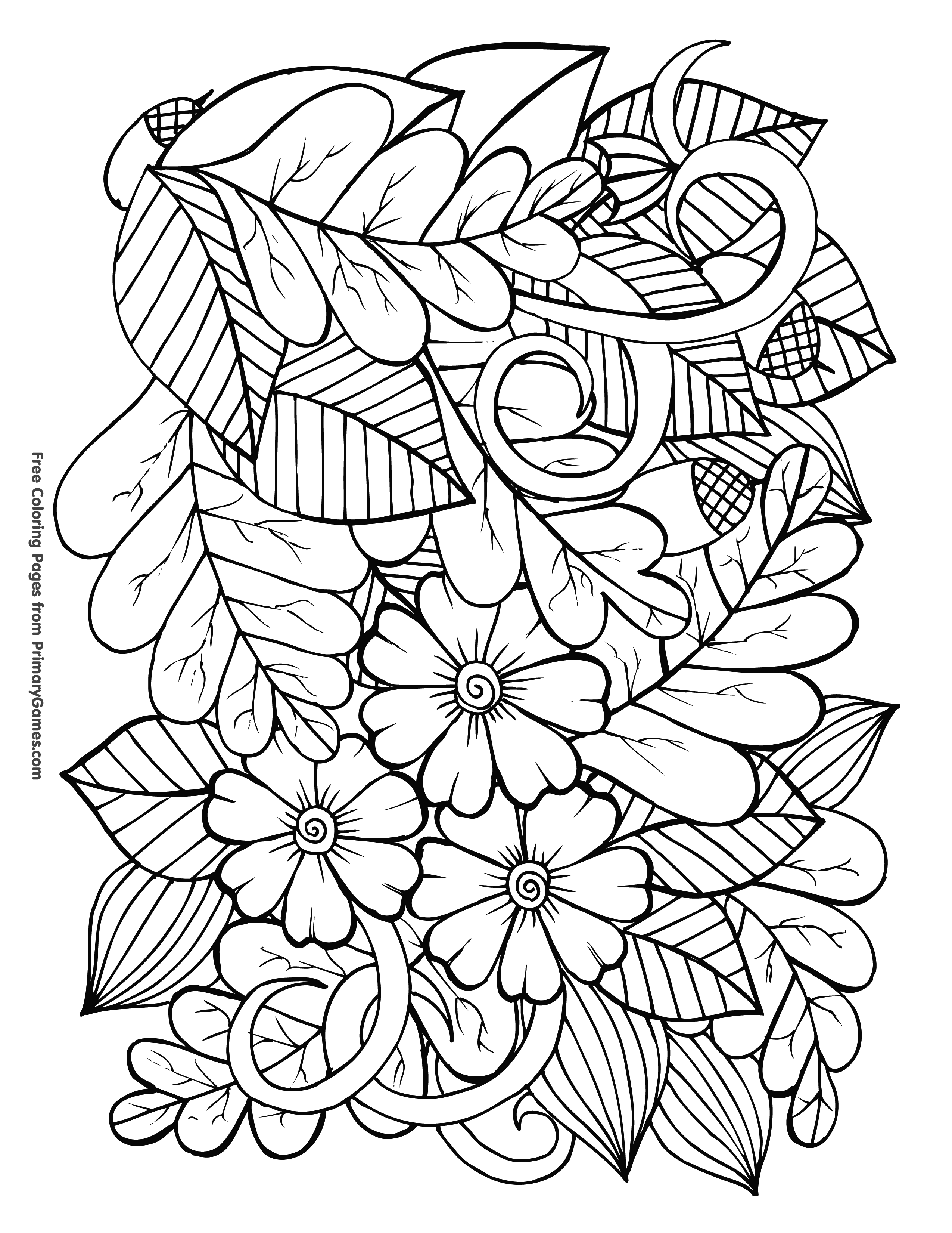 30 Coloring Pages Fall Printable 12