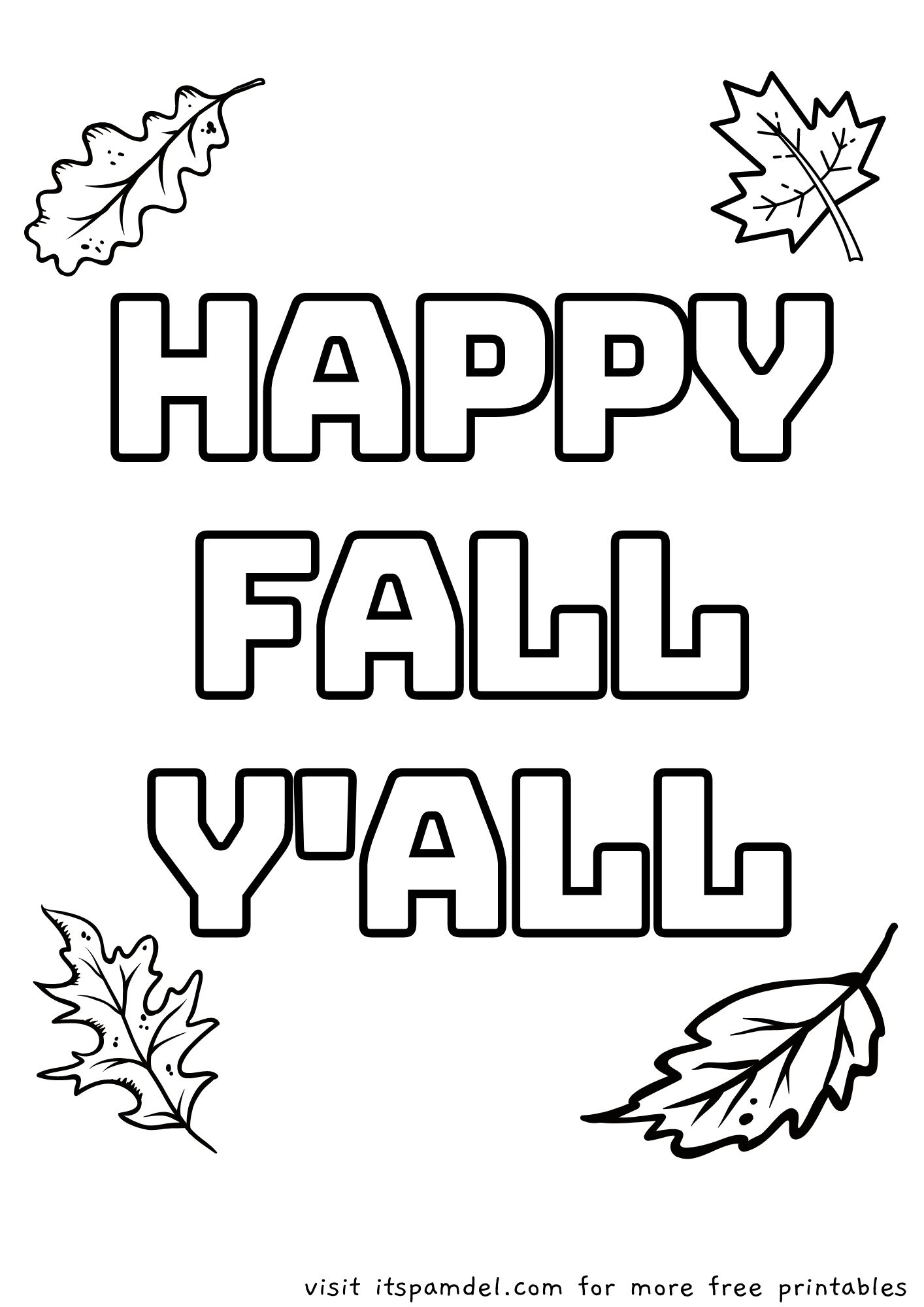 30 Coloring Pages Fall Printable 14