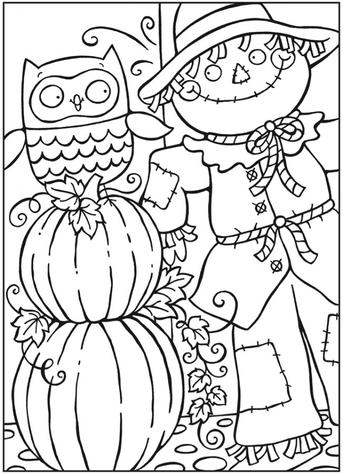 30 Coloring Pages Fall Printable 24